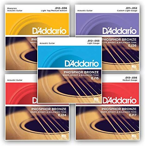 D'Addario corda per strumenti musicali Chitarra Acciaio Acustico 18 pezzo(i) Corde per strumenti musicali (Guitar, Steel, Acoustic, 18 pezzo(i)