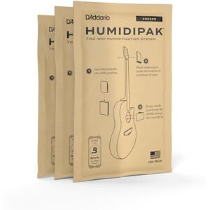 D'Addario Pacchetti Guitar Dehumidifier Per Humidipak Pacchetti di ricariche Two-Way Absorb Confezione da 3 D'Addario Pacchetti Guitar Dehumidifier Per Humidipak Pacchetti di ricariche Two-Way Absorb Confezione da 3