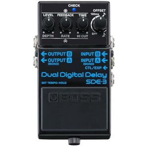 Boss Pedale Dual Digital Delay   Il Vero Suono del Leggendario Roland 00   Pedale Compatto   Funzionalità Moderne e Versatili   Tempi di Delay Più Lunghi, fino a 1600msec Boss Pedale Dual Digital Delay   Il Vero Suono del Leggendario Roland 00   Pedale Compatto   Funzionalità Moderne e Versatili   Tempi di Delay Più Lunghi, fino a 1600msec