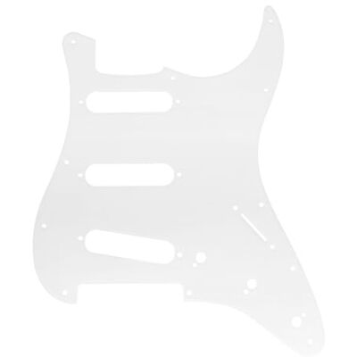 Musiclily Pro 11 Fori ST Battipenna per Chitarra Elettrica Squier Sonic Strat SSS, Trasparente Musiclily Pro 11 Fori ST Battipenna per Chitarra Elettrica Squier Sonic Strat SSS, Trasparente