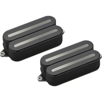 Fishman PRF-MO6-SBB Set di pickup Fluence Open Core Modern Humbucker Set nero, binari neri, nichel a 6 corde Fishman PRF-MO6-SBB Set di pickup Fluence Open Core Modern Humbucker Set nero, binari neri, nichel a 6 corde