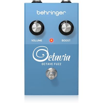 Behringer OCTAVIA OCTAVE FUZZ Pedale Fuzz D'epoca con Tono Aggressivo ed Effetto Octave Up Behringer OCTAVIA OCTAVE FUZZ Pedale Fuzz D'epoca con Tono Aggressivo ed Effetto Octave Up
