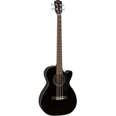 Fender CB-60SCE Basso Elettroacustico 4 Corde con Preamp, Nero Fender CB-60SCE Basso Elettroacustico 4 Corde con Preamp, Nero