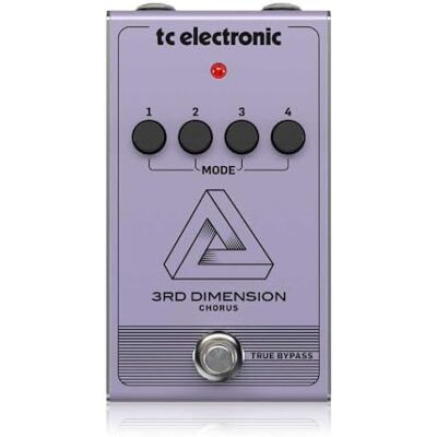 TC Electronic Pedale Chorus analogico vintage ricreazione con selezione delleffetto a 4 pulsanti e circuito BBD TC Electronic Pedale Chorus analogico vintage ricreazione con selezione delleffetto a 4 pulsanti e circuito BBD