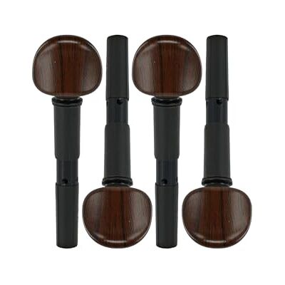 Wittner Set di 4 vortici per violino 4/4-3/4, Ø 8,6/1:30, colore palissandro, confezione da 4, made in Germany Wittner Set di 4 vortici per violino 4/4-3/4, Ø 8,6/1:30, colore palissandro, confezione da 4, made in Germany