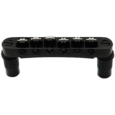 Musiclily Pro BM001 52mm Sellette Roller Ponte Tune-O-Matic Bridge Nero per Chitarra Elettrica tipo LP SG Musiclily Pro BM001 52mm Sellette Roller Ponte Tune-O-Matic Bridge Nero per Chitarra Elettrica tipo LP SG