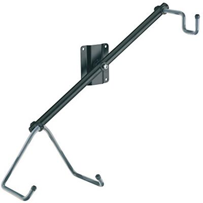 K&M 16296 supporto da parete per chitarra acustica, nero inclinata staffa d'appoggio regolabile a 360° in acciaio K&M 16296 supporto da parete per chitarra acustica, nero inclinata staffa d'appoggio regolabile a 360° in acciaio