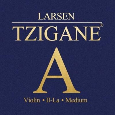 LARSEN STRINGS corde per violino Tzigane multifilamento anima in fibra A alluminio medie LARSEN STRINGS corde per violino Tzigane multifilamento anima in fibra A alluminio medie