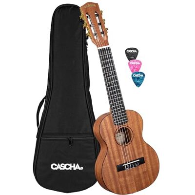 Cascha Guitarlele Mahogany (incl. borsa imbottita, 3 plettri) Cascha Guitarlele Mahogany (incl. borsa imbottita, 3 plettri)