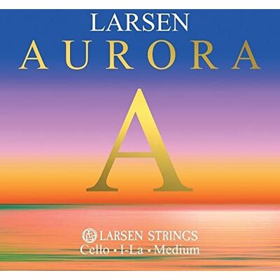 LARSEN STRINGS Larsen Aurora Violoncello 4/4 Corda LA Corda individuale Medium Tensione 17,4kg/ 38.4lbs LARSEN STRINGS Larsen Aurora Violoncello 4/4 Corda LA Corda individuale Medium Tensione 17,4kg/ 38.4lbs