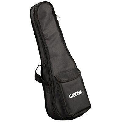 Cascha Borsa per Ukulele Tenore, Tasca Esterna per Spartiti e Accessori, Imbottitura 5 mm, Spalline Regolabili e Impugnatura per il Trasporto, Nero Cascha Borsa per Ukulele Tenore, Tasca Esterna per Spartiti e Accessori, Imbottitura 5 mm, Spalline Regolabili e Impugnatura per il Trasporto, Nero