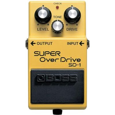 Boss pedale Super Overdrive, Pedale overdrive compatto, con suoni dalla saturazione, calda e morbida Boss pedale Super Overdrive, Pedale overdrive compatto, con suoni dalla saturazione, calda e morbida