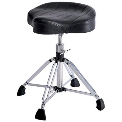 Gibraltar Sgabello per batteria , Sgabello per batteria serie 9000 Moto Throne Pro Series Saddle 4-Leg, (diametro: 43 cm, Super Lock, base a doppio montante, piedini in gomma 'Super Foot') Gibraltar Sgabello per batteria , Sgabello per batteria serie 9000 Moto Throne Pro Series Saddle 4-Leg, (diametro: 43 cm, Super Lock, base a doppio montante, piedini in gomma 'Super Foot')
