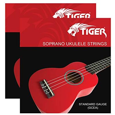 Tiger Ukulele Soprano Strings, Confezione da 2 Tiger Ukulele Soprano Strings, Confezione da 2