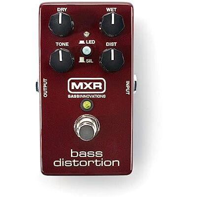 MXR M85 BASS DISTORTION, Distorsore per Basso, CONTROLLI Dry,Wet, LED/SIL, Tone, Distortion, LED Gain (interno) MXR M85 BASS DISTORTION, Distorsore per Basso, CONTROLLI Dry,Wet, LED/SIL, Tone, Distortion, LED Gain (interno)