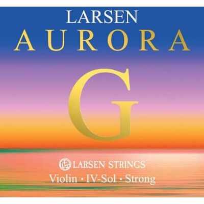 LARSEN STRINGS Aurora Corde per violino G Argento 4/4 Forte LARSEN STRINGS Aurora Corde per violino G Argento 4/4 Forte