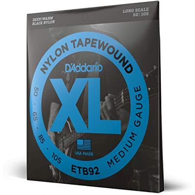 D'Addario Corde Basso Tapewound , 50-105, 4-String, Long Scale D'Addario Corde Basso Tapewound , 50-105, 4-String, Long Scale