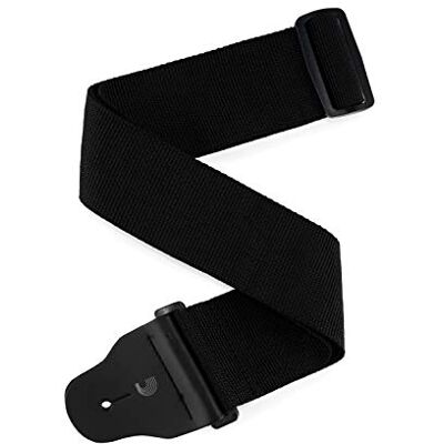 D'Addario Planet Waves Tracolla Nera per Basso, Larga Ca. 8 D'Addario Planet Waves Tracolla Nera per Basso, Larga Ca. 8