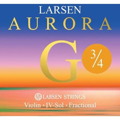 LARSEN STRINGS Aurora Corde per violino G 3/4 Medio LARSEN STRINGS Aurora Corde per violino G 3/4 Medio
