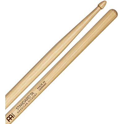 Meinl Percussion Meinl Stick & Brush Bacchette standard 7A in noce americano con punta in legno a forma di ghianda, prodotte in Germania SB100 Meinl Percussion Meinl Stick & Brush Bacchette standard 7A in noce americano con punta in legno a forma di ghianda, prodotte in Germania SB100