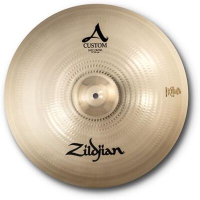 Zildjian A-Custom Fast Crash 17" Brilliant Finish Piatto Crash Zildjian A-Custom Fast Crash 17" Brilliant Finish Piatto Crash