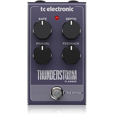 TC Electronic THUNDERSTORM FLANGER Pedale Flanger stile vintage con circuito Bucket-Brigade completamente analogico TC Electronic THUNDERSTORM FLANGER Pedale Flanger stile vintage con circuito Bucket-Brigade completamente analogico