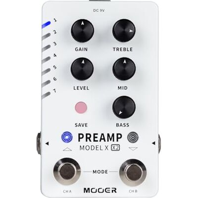 MOOER Preamp Digital Dual Channel MOOER Preamp Digital Dual Channel