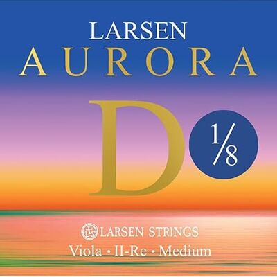 Larsen Strings, Corde per viola Aurora, Re 1/8 medium Larsen Strings, Corde per viola Aurora, Re 1/8 medium