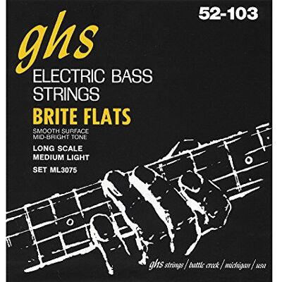 GHS Strings GHS 3075 ml Brite Flats perizoma Medium Light GHS Strings GHS 3075 ml Brite Flats perizoma Medium Light