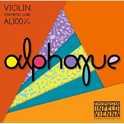 Thomastik-Infeld Thomastik Corda per violino ALPHAYUE 1/16, misura 215mm/8.5" corda Re nucleo sintetico, rivestimento in Monel Thomastik-Infeld Thomastik Corda per violino ALPHAYUE 1/16, misura 215mm/8.5" corda Re nucleo sintetico, rivestimento in Monel