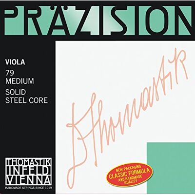 Thomastik-Infeld Thomastik Corda per Viola 4/4 Precision corda Do nucleo in acciaio solid, rivest. acciaio crome, media Thomastik-Infeld Thomastik Corda per Viola 4/4 Precision corda Do nucleo in acciaio solid, rivest. acciaio crome, media