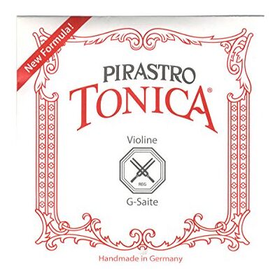 Pirastro 412421 Tonica Perizoma con anima sintetica per violino, involucro sintetico/argento, misura 4/4 Pirastro 412421 Tonica Perizoma con anima sintetica per violino, involucro sintetico/argento, misura 4/4
