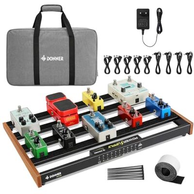 Donner DB-P300 Portable Guitar Effects Pedals Board kit(EU) Donner DB-P300 Portable Guitar Effects Pedals Board kit(EU)