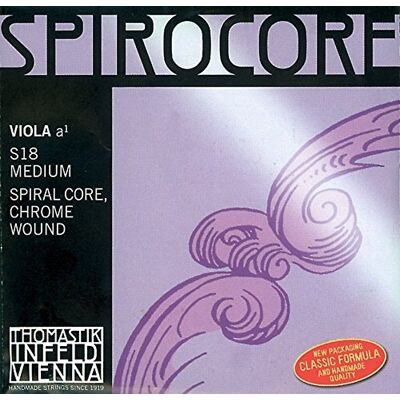 Thomastik-Infeld Thomastik Corda per Viola 4/4 Spirocore corda La nucleo spirale rivest. alluminio, media Thomastik-Infeld Thomastik Corda per Viola 4/4 Spirocore corda La nucleo spirale rivest. alluminio, media