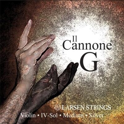 LARSEN STRINGS Corde per violino II Cannone Violino 4/4 Medium Corda singola Sol, anima in nylon a fibre multifilamento, avvolgimento in argento massiccio, tensione 4,66/10.26 LARSEN STRINGS Corde per violino II Cannone Violino 4/4 Medium Corda singola Sol, anima in nylon a fibre multifilamento, avvolgimento in argento massiccio, tensione 4,66/10.26