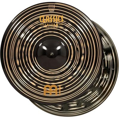 Meinl Percussion Meinl Cymbals Classics Custom Dark Piatto Hihat / Charleston Heavy 14 pollici (35,56cm) per Batteria Coppia Bronzo B12, Finitura Scura, Prodotto in Germania () Meinl Percussion Meinl Cymbals Classics Custom Dark Piatto Hihat / Charleston Heavy 14 pollici (35,56cm) per Batteria Coppia Bronzo B12, Finitura Scura, Prodotto in Germania ()