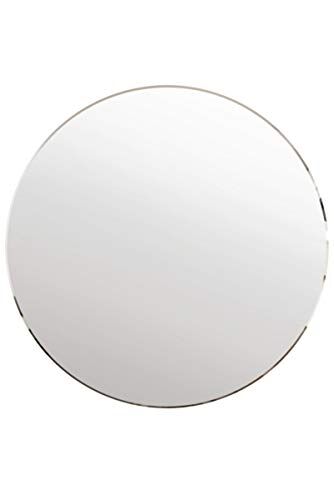 MirrorOutlet Specchio rotondo in vetro smussato, design classico, 80 x 80 cm