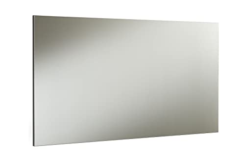 Kitaly Specchio Rettangolare da Parete 120 x 65 cm Modello MISTER/IDEA, Bordo Grigio