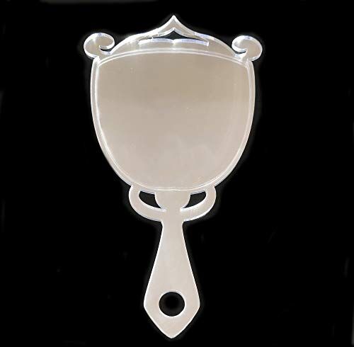 Servewell Specchio a forma di trofeo in stile Art Deco, 45cm x 21cm 3MM Thick Wall Miror Engraved