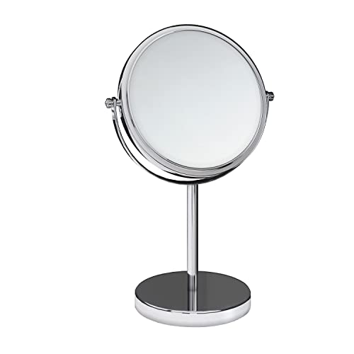 COSMIC Specchio Ingrandimento Bagno   Finitura Cromo Ideale per bagni, Lavabi e Servizi igienici   Misure 20,2 x 36,8 x 12,5 cm