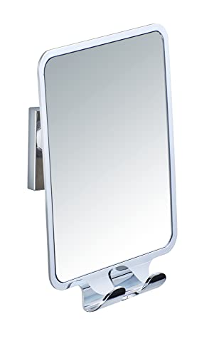 Wenko Vacuum-Loc® specchio da parete Quadro, ABS, 14 x 19.5 x 8 cm, Lucido