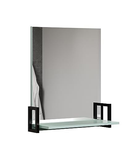 trendteam smart living Specchio da parete – Bagno – Matix – Dimensioni (L x A x P) 64 x 74 x 24 cm – Colore Dusk Blue –