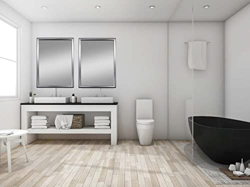 Zalena Jim 40 x 60 cm, specchio da parete di design, specchio da bagno per l'appartamento, bagno degli ospiti, corridoio, Gadrobe soggiorno