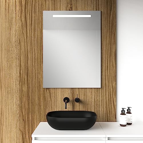 Baikal Specchio da bagno Luna LED, 70 x 80 cm modello Top, marca