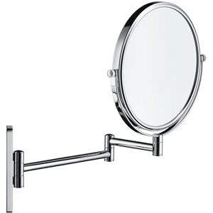 Duravit Specchio cosmetico codice D, Specchio ingranditore con ingrandimento 1x/3x, Specchio da Trucco Girevole a 360°, Montaggio a Parete, Cromato, 203x330x310 mm Duravit Specchio cosmetico codice D, Specchio ingranditore con ingrandimento 1x/3x, Specchio da Trucco Girevole a 360°, Montaggio a Parete, Cromato, 203x330x310 mm