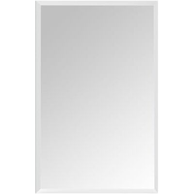 Relaxdays Specchio Senza Cornice 40x60 cm, Bordo bisellato, montabile Vert./orizz., da Parete Relaxdays Specchio Senza Cornice 40x60 cm, Bordo bisellato, montabile Vert./orizz., da Parete