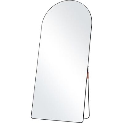 VEVOR Specchio ad Arco a Figura Intera 1800 x 810 mm Grande Specchio da Terra Appeso a Parete con Supporto Telaio in Lega di Alluminio, Specchio da Toeletta a Corpo Intero per Camera da Letto, Nero VEVOR Specchio ad Arco a Figura Intera 1800 x 810 mm Grande Specchio da Terra Appeso a Parete con Supporto Telaio in Lega di Alluminio, Specchio da Toeletta a Corpo Intero per Camera da Letto, Nero