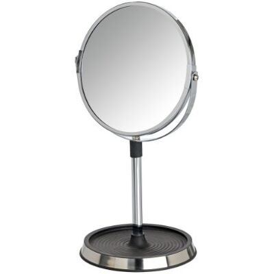 Wenko , Specchio da Trucco con Base di appoggio, Nero (Schwarz) Wenko , Specchio da Trucco con Base di appoggio, Nero (Schwarz)