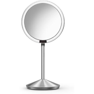 simplehuman specchio con sensore pieghevole, acciaio inox spazzolato simplehuman specchio con sensore pieghevole, acciaio inox spazzolato