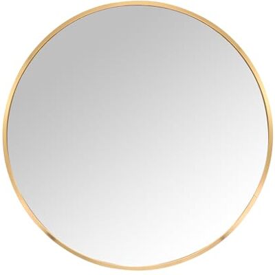 Relaxdays Specchio Rotondo Ø 50 cm con Cornice Specchio da Parete per corridoio, Bagno, Soggiorno, corridoio da Appendere, Oro Relaxdays Specchio Rotondo Ø 50 cm con Cornice Specchio da Parete per corridoio, Bagno, Soggiorno, corridoio da Appendere, Oro